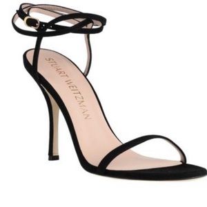Stuart Weitzman Black Strappy Heels